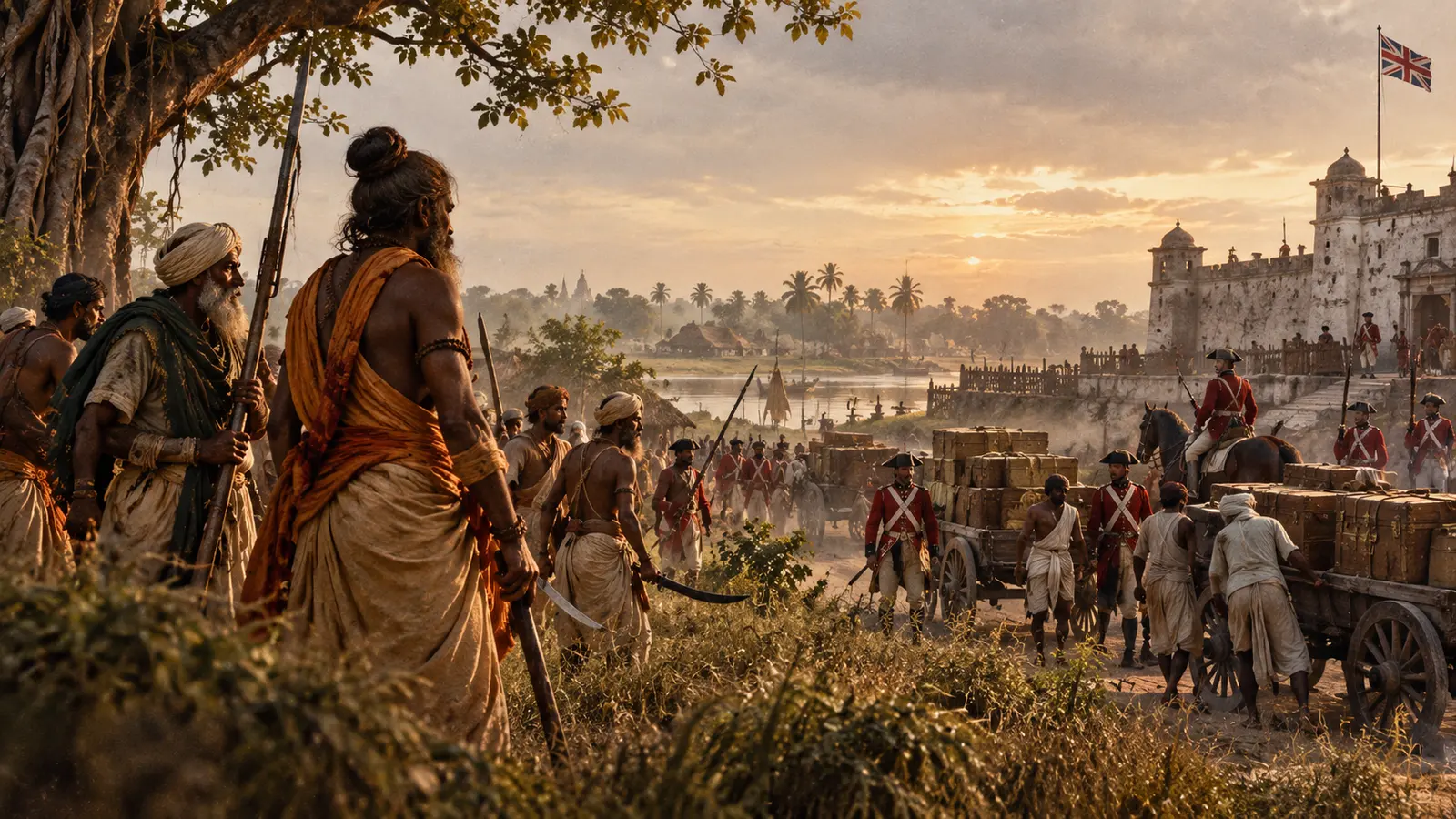 Illustration: The Sanyasi Rebellion, Bengal · Bihar, c. 1770 – 1800