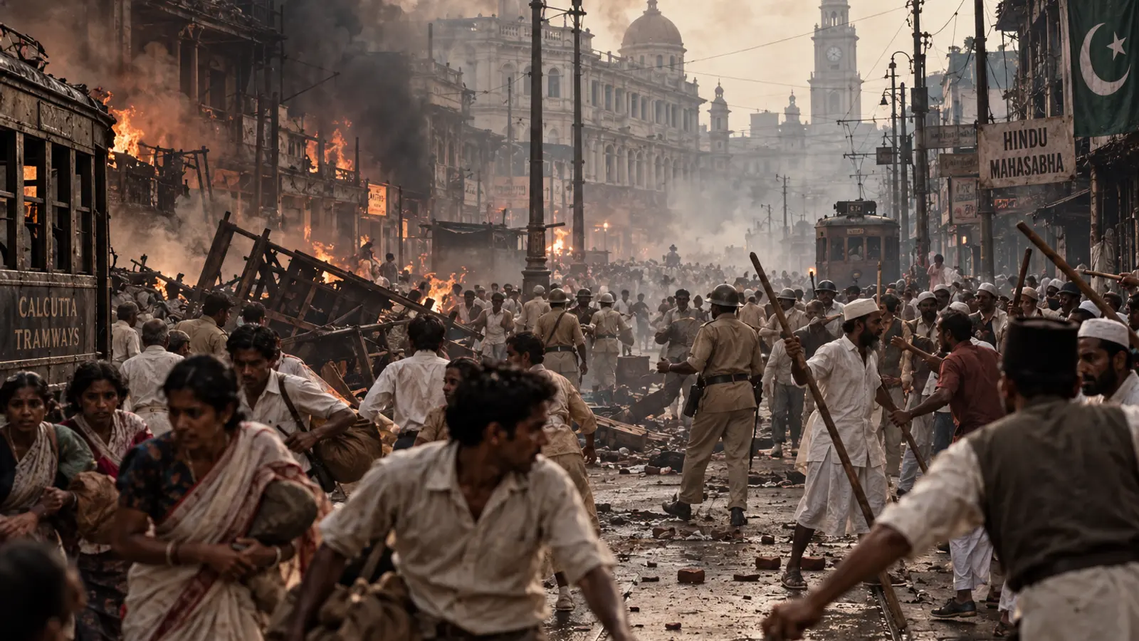 Illustration: Direct Action Day, Calcutta, 16 August 1946